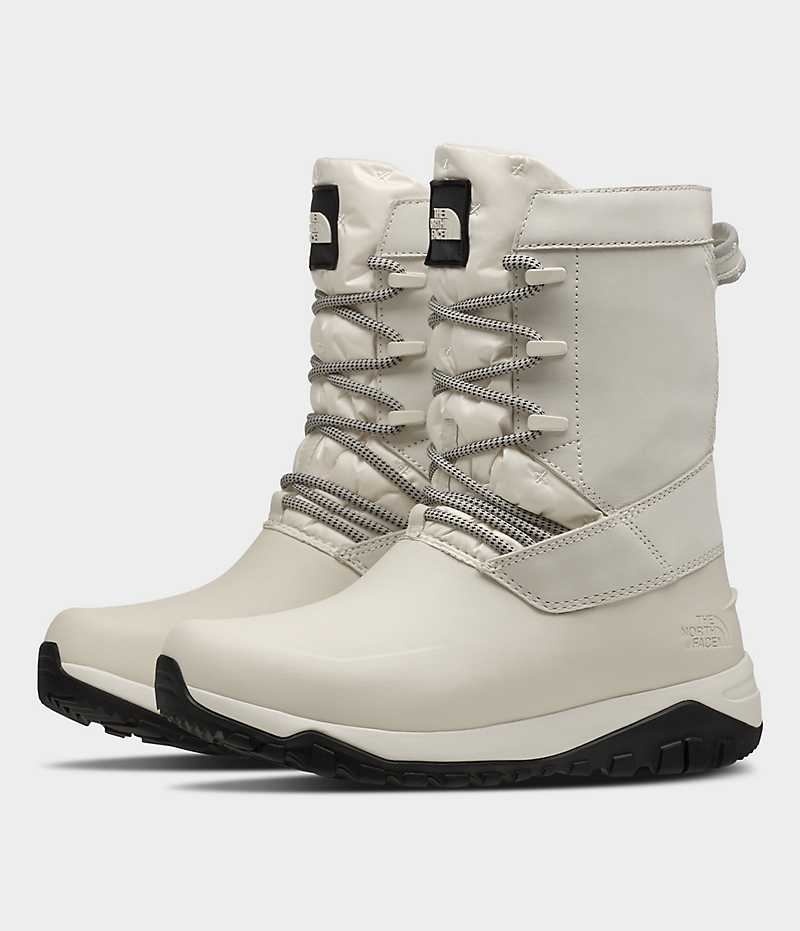 White The North Face Yukiona Mid Women\'s Winter Boots | MALAYSIA ROSNEB