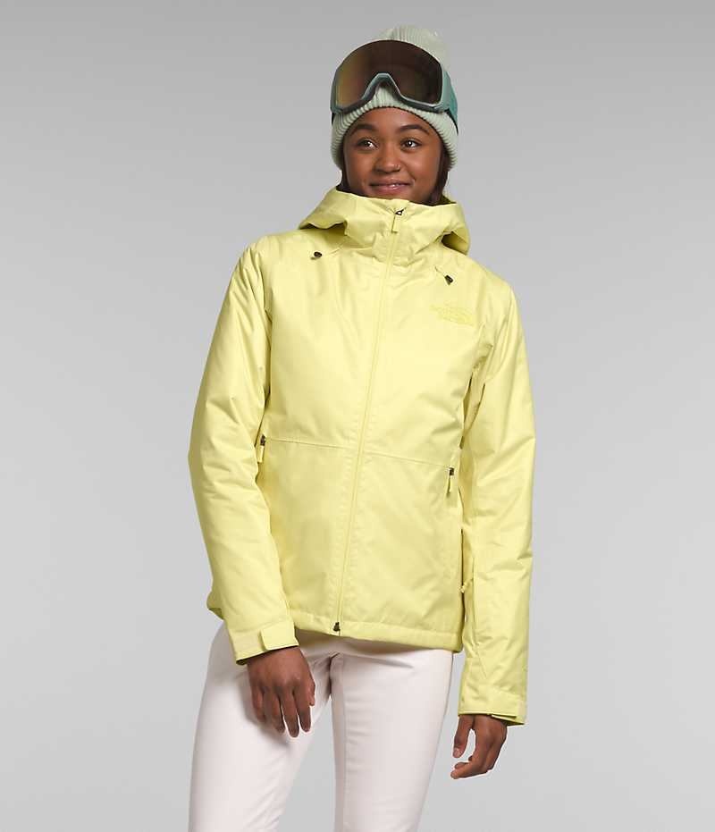 Yellow The North Face Clementine Triclimate® Women\'s Insulated Jacket | MALAYSIA RDWTVA