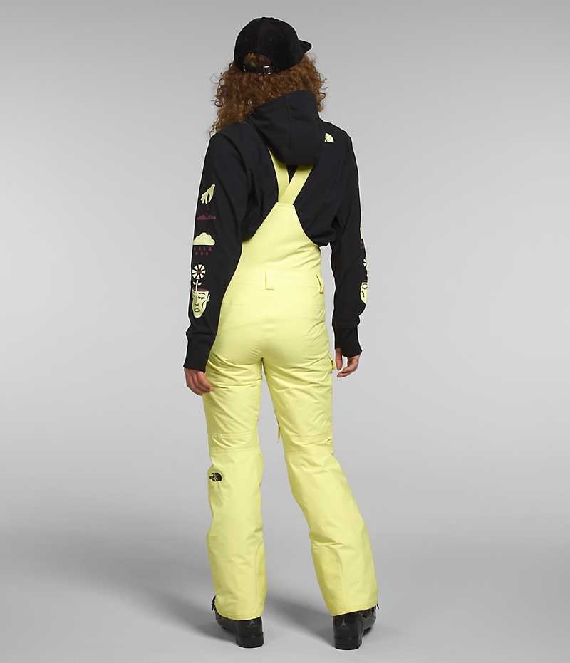 Yellow The North Face Freedom Insulated Women's Bib Pants | MALAYSIA FOBCNT