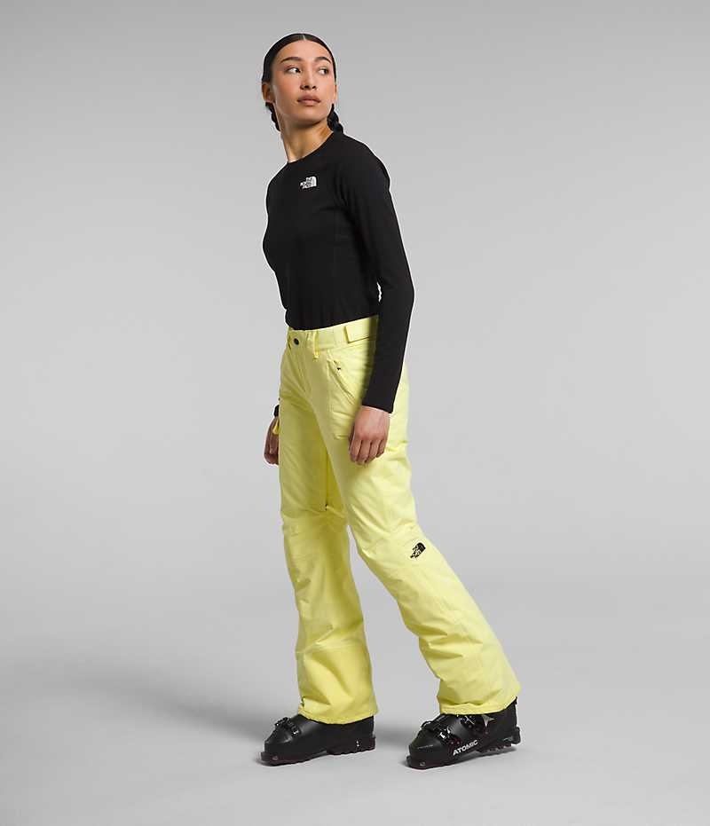 Yellow The North Face Freedom Women's Insulated Pants | MALAYSIA MHSGNB