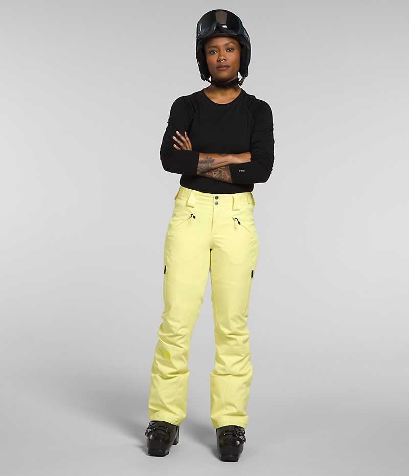 Yellow The North Face Lenado Women's Pants | MALAYSIA GYWAOX