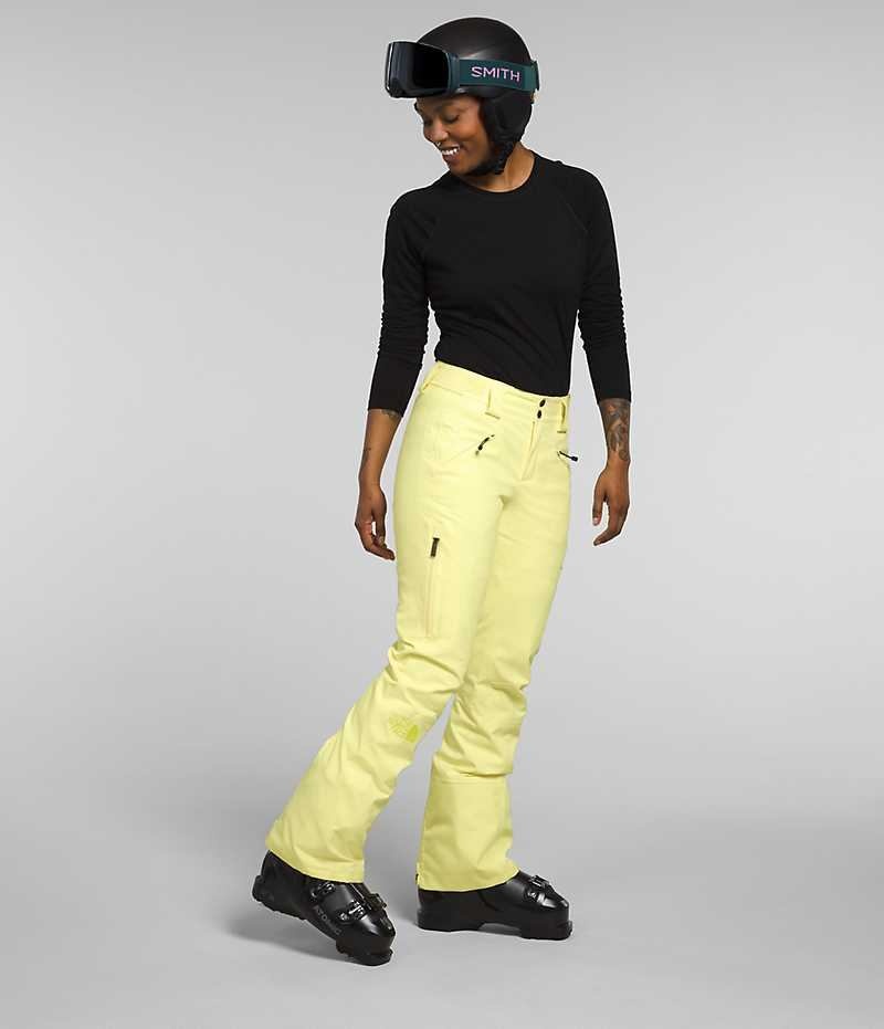 Yellow The North Face Lenado Women's Pants | MALAYSIA GYWAOX