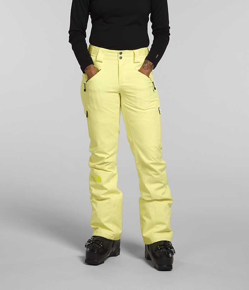 Yellow The North Face Lenado Women\'s Pants | MALAYSIA GYWAOX