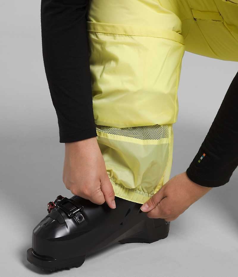 Yellow The North Face Plus Freedom Insulated Women's Bib Pants | MALAYSIA TSHDMR