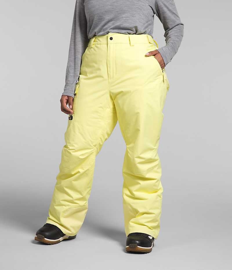 Yellow The North Face Plus Freedom Women\'s Insulated Pants | MALAYSIA CSBOVU